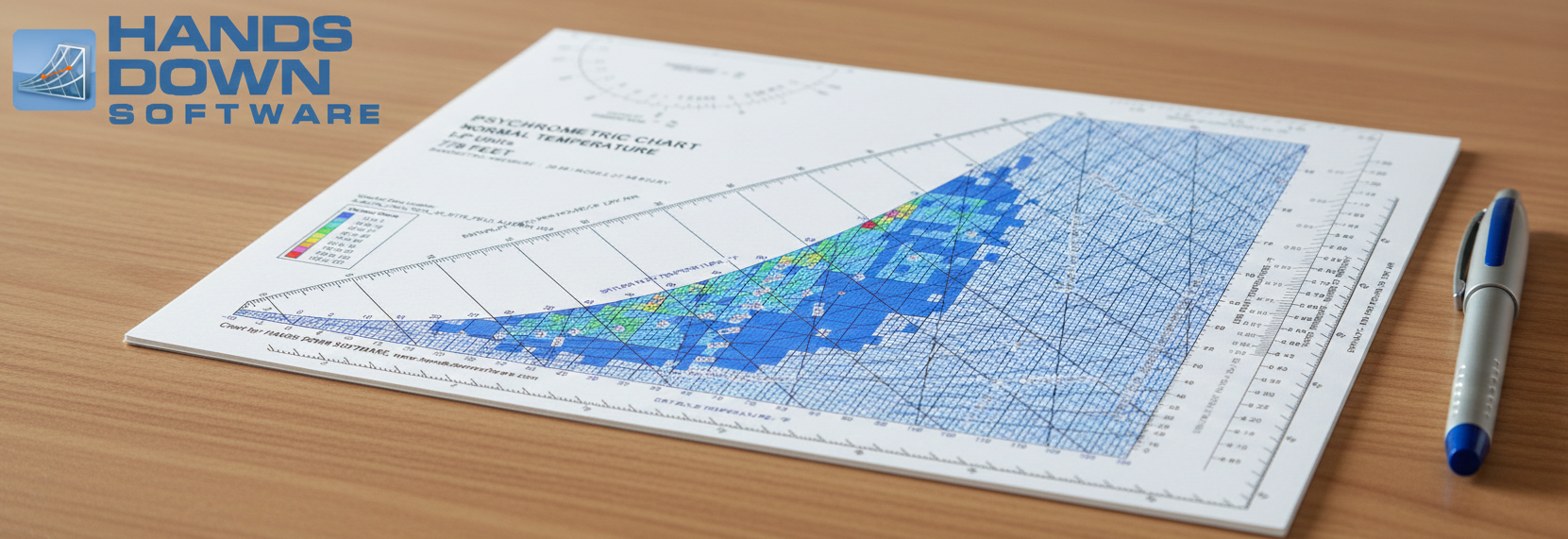 HDPsyChart V9 tear-off notepad, front cover view